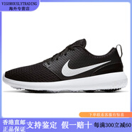 NIKERoshe G 減震防滑 低幫 高爾夫球鞋 男款 黑白 40