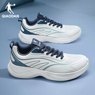 喬丹運動(dòng)鞋男鞋2025秋季新款正品防水皮面跑步鞋男士休閑鞋子跑鞋 喬丹白/海岸藍 39