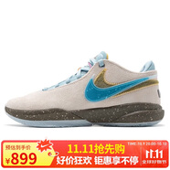 耐克（NIKE）男子 LeBron 20秋款減震耐磨籃球鞋 DV9089-801 灰藍 38.5