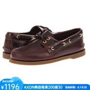 斯佩里（Sperry Top-Sider）男鞋戶外一腳蹬船鞋休閑鞋真皮柔軟舒適經典復古英倫歐美7158233 Amaretto 7=40