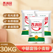 【囤貨3連包】香滿園中筋粉美味富強小麥粉20斤*3袋