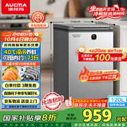 澳柯瑪（AUCMA）120升風(fēng)冷無(wú)霜冰柜 家用單溫冷藏柜冷凍柜 小冰柜冰箱 天際線 一級(jí)能效 BC/BD-120WSD 國(guó)家補(bǔ)貼