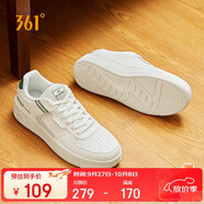 361°運動男鞋秋冬季學(xué)生復(fù)古厚底增高小白休閑板鞋子男672426615-3
