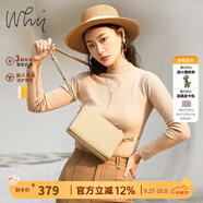 why女包時(shí)尚經(jīng)典小方包優(yōu)雅斜挎手機包百搭包包女包送媽媽送婆婆禮物 杏色