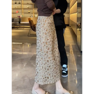 馨悠潔胖mm秋冬季高腰氣質(zhì)時(shí)尚直筒裙女士名媛風(fēng)辣妹后開(kāi)叉半身裙潮 半身裙 S (建議85-95斤)