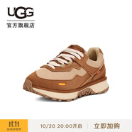 UGG春季新款男士舒適厚底復(fù)古老爹休閑鞋1167070CHE|栗色 41