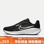 耐克NIKE跑步鞋女緩震透氣DOWNSHIFTER 13運動(dòng)鞋FD6476-001黑白36.5