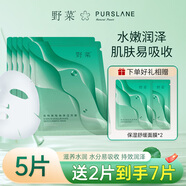 野菜透明質(zhì)酸鈉保濕面膜補(bǔ)水面膜深層補(bǔ)水保濕鎖住水分男女通用 野菜透明質(zhì)酸鈉保濕面膜5片