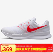 耐克NIKE男子跑步鞋緩震透氣 RUN SWIFT 3 運動鞋DR2695-109白紅44.5