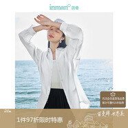 茵曼萊賽爾天絲女裝輕薄襯衫2025夏季新品襯衣上衣 經(jīng)典款-霜白色 S
