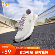 361°運(yùn)動(dòng)鞋女秋季網(wǎng)面透氣輕便戶外健身休閑慢跑步鞋子女681832270-5