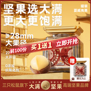 三只松鼠【大滿堅(jiān)果】夏威夷果280g/罐 堅(jiān)果炒貨28mm大顆粒干果零食送禮