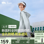 蕉下（beneunder）防曬服女黑膠透氣涼感戶(hù)外防紫外線(xiàn)外套AS10024銀河灰M