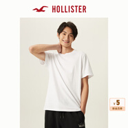 HOLLISTER24夏款經(jīng)典小海鷗情侶基礎款短袖T恤男裝女裝KI324-4042 白色 M (180/100A)