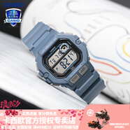卡西歐（CASIO） 男表女表卡西歐手表男女情侶表學(xué)生時(shí)尚運(yùn)動(dòng)表太陽(yáng)能雙顯電子表 WS-1400H-2AV新色霧霾藍(lán) 10年電量