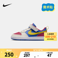 NIKE 耐克男女童休閑板鞋COURT BOROUGH魔術(shù)貼易穿脫兒童運動童鞋低幫 IM2182-633 31 【建議腳長19cm】