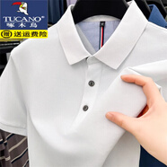 啄木鳥(niǎo)（TUCANO）純棉POLO衫短袖T恤男2025夏季半袖體恤翻領(lǐng)上衣休閑寬松透氣t恤男 白色  薄款 L 170 推薦120-140斤