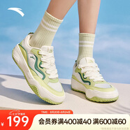安踏曲奇女鞋板鞋新款潮流厚底軟底鞋子女小白鞋丑萌舒適休閑鞋運動(dòng)鞋