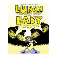 英文原版 Lunch Lady 食堂阿姨 系列9本 熱血爆笑幽默漫畫(huà) 食堂阿姨2：圖書(shū)管理員