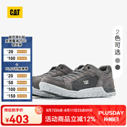 CAT卡特休閑鞋皮鞋男鞋男士休閑鞋單鞋低幫鞋子男商場(chǎng)同款 深灰 41