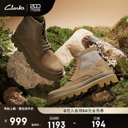 ClarksClarks其樂輕酷系列男鞋摩登時尚馬丁靴潮流舒適經(jīng)典高幫時裝靴