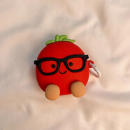 小莓介立體可愛(ài)番茄小人適用AirPods4保護套新款iPod蘋(píng)果耳機殼硅膠1/2代趣味3代airpodspro2防摔保護殼 立體眼鏡番茄小人 蘋(píng)果 AirPods Pro 第二代