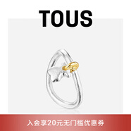 TOUS 桃絲熊 Luah系列925銀鍍金小熊戒指情侶生日禮物女情侶禮物七夕 12.5號
