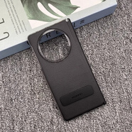 華為matex6手機殼全包支架帶中軸鉸鏈磁吸保護套X6典藏版折疊屏原裝先鋒版原廠(chǎng)后外殼防摔后殼新款 支架殼帶中軸保護【黑色】 Mate X6典藏版