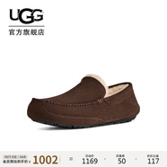 UGG秋季新款男士舒適便鞋休閑樂(lè )福鞋豆豆鞋1174583DDC|可可粉棕色42