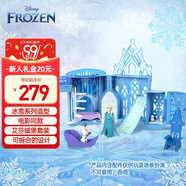芭比（Barbie）過(guò)家家生日禮物禮盒冰雪奇緣公主城堡玩具-艾莎冰雪城堡套裝JDP63