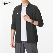 耐克（NIKE）外套男裝上衣 25秋季新款運(yùn)動(dòng)服梭織立領(lǐng)防風(fēng)衣休閑透氣速干夾克 011黑色/曬圖退10 S 【165】體重90~110斤左右