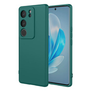 vivo適用Vivo S17proV30膚感液態(tài)硅膠殼V29E手機殼V29V27E/S16/S15/V2 墨綠(膚感液態(tài)硅膠殼) VIVO V23E/S10E/Y75 4G