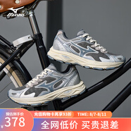 美津濃（MIZUNO）【RACER S】軟底輕便運(yùn)動(dòng)跑步鞋男女同款緩震透氣休閑慢跑鞋 19/渣渣灰 38 (240mm)