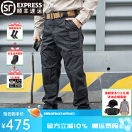 5.11（TACTICAL SERIES ）寬松戰(zhàn)術(shù)褲 511戶外舒適透氣滌棉工裝褲耐磨防刮軍迷褲子74273 黑色 34/32（腰2尺7-2尺8 褲長108cm）
