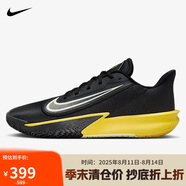 NIKE男子低幫籃球鞋 PRECISION VII 運動鞋HJ9153-001黑黃42