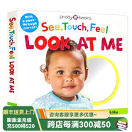 現貨 See, Touch, Feel 紙板書(shū) 觸摸書(shū) 英文原版繪本 幼兒英語(yǔ)啟蒙圖畫(huà)書(shū) Roger Priddy 觸覺(jué) 視覺(jué)  顏色 字母學(xué)習 數字學(xué)習 培養創(chuàng  )造力 See Touch Feel L