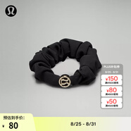 lululemon丨Uplifting 女士帶徽標(biāo)發(fā)圈 LW9FDGS 黑色 O/S