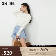 SNIDEL2025春夏新品高腰不規(guī)則雪紡短裙芭蕾風半身裙SWFP251176 藍色 M (1)