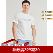 REPLAY夏季2025新款白色短袖T恤衫男裝潮牌圓領(lǐng)純棉LOGO字母印花百搭M30 白色 M (EU)