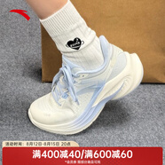 安踏（ANTA）C37+女鞋夏季運動鞋透氣舒適跳繩鞋軟底跑步鞋子女經(jīng)典體測跑鞋女 【毒刺6】象牙白/氧氣藍-3 37.5