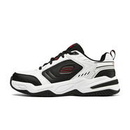 斯凱奇（Skechers）新款男士回彈輕量舒適透氣綁帶運動(dòng)鞋232730 232730-WBKR白色/炭灰色 40 255mm