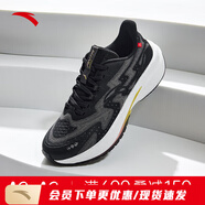安踏（ANTA）火箭5代氮科技跑步鞋女跑鞋冬季防潑水減震運動鞋 基礎(chǔ)黑/城堡灰-4 35.5