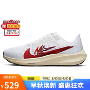 耐克NIKE女跑步鞋飛馬40PEGASUS 40新年紅運(yùn)動(dòng)鞋F(xiàn)B7703-100白紅36.5