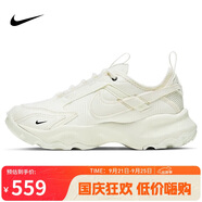 NIKE女休閑鞋老爹鞋TC 7900運動鞋DD9682-100米黃35.5