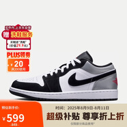 耐克NIKE男休閑鞋喬丹AJ1 JORDAN 1低幫運動鞋 HF3148-106黑白灰44