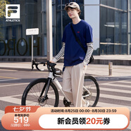斐樂(lè)斐樂(lè)梭織長(zhǎng)褲男2025夏季繭型設(shè)計(jì)寬松休閑涼感直口運(yùn)動(dòng)褲