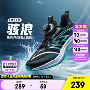 安踏兒童運(yùn)動(dòng)鞋2025春夏新款男大童鞋緩震透氣駭浪競(jìng)速跑鞋商場(chǎng)同款 【駭浪】黑/熒光水綠/酸草綠-3 35 （22cm）