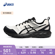 亞瑟士ASICS跑步鞋男鞋舒適透氣運動鞋耐磨越野跑鞋GEL-SONOMA CN 白色/黑色 42