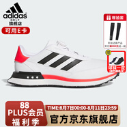 阿迪達(dá)斯 （adidas）高爾夫球鞋男士2025新款S2GBOA寬版防潑水防側(cè)滑緩震舒適運(yùn)動(dòng)球鞋 JI4033 白/一號(hào)黑/亮紅 41 （UK7.5）