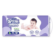 安兒樂（Anerle）扭扭彈力褲安樂爾紙尿褲尿布透氣拉拉褲寶寶嬰兒尿不濕 【紙尿褲】L碼42片